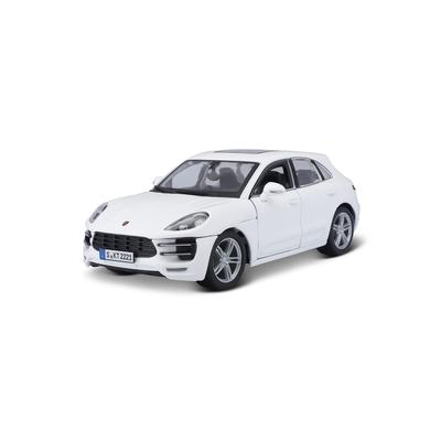 Bburago Porsche Macan Beyaz Mini Araba Diecast Araba Tam Ürün WT 1/24 18-21077