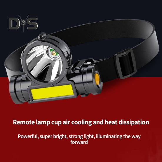 

Налобный фонарь высокой яркости Универсальный мощный фонарик COB