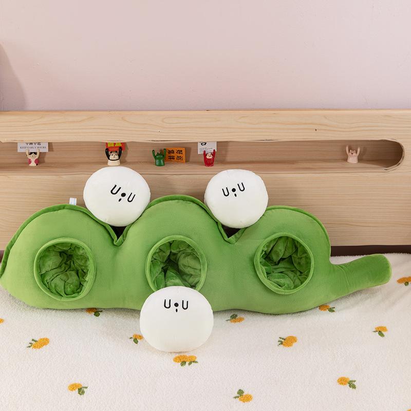 New Style Pead Pod Pillow Doll Plush Toys Doll Sleeping with Rag Doll Children's Birthday Gift