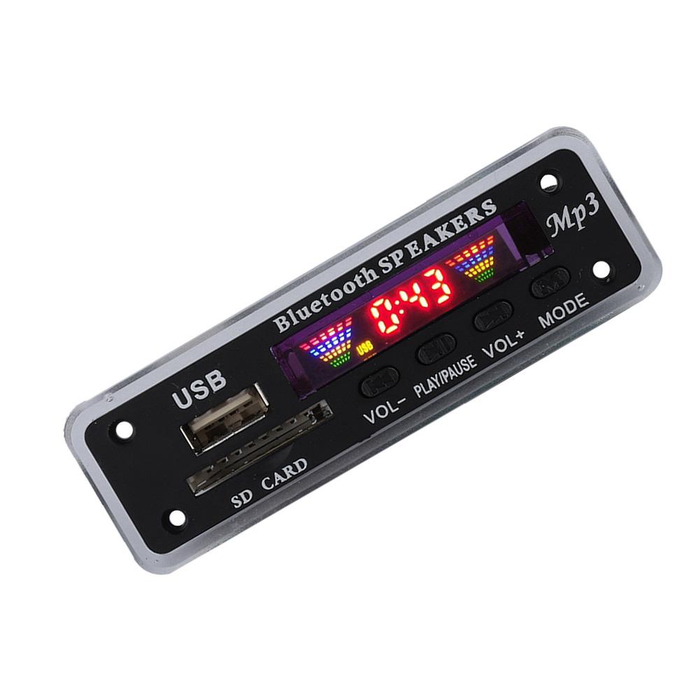 SDM01Bt U-DX Bluetooth 5.0 4 Colors Screen MP3 FM APE FLAC Decode Board Module (Black)