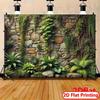 Steinwand Grünpflanzen Wandteppich Natur Dekoration Hängende Wandkunst für Zuhause Wohnzimmer Schlafzimmer Boho Stil Gartenthema Innenarchitektur