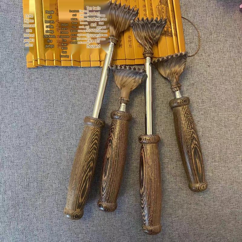 Extendable Wenge Wood Back Scratcher (2-Pack)