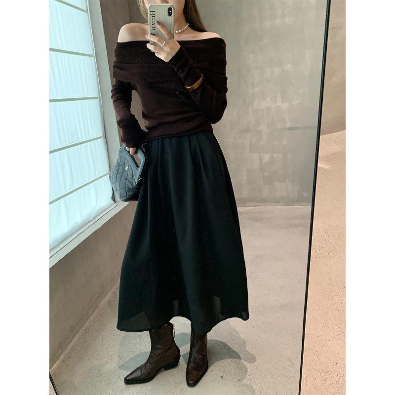 Sheepskin Version~ Pointed V-mouth Western Boots Women's Chelsea Retro Pleated Thin Boots Thick Heel Leather Short Boots