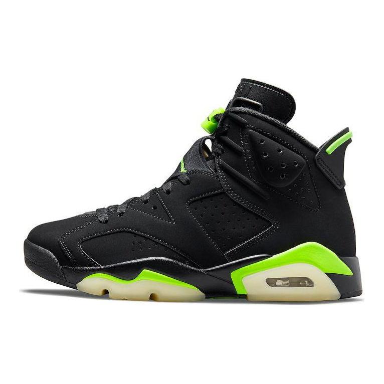 Air Jordan 6 Retro Elektrikli Yeşil Erkek Spor Ayakkabı Siyah CT8529-003