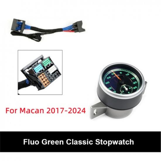 For Porsche Macan 2014-2024 Dashboard Sport Chrono Stopwatch Clock Watch Panel