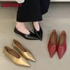 Fashion 2025 New Footwear Shallow Women Flats Slip On Shoes Soft Female Casual Fashion Pointed Toe Ladies Flats With Shoes Spring Autumn