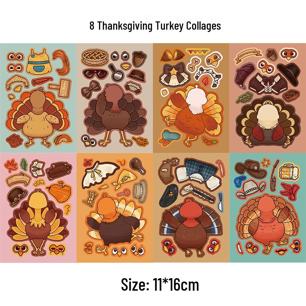 DIY Cute Animal Illustration Stickers for Phone Case - Thousand Layer Collection