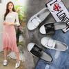 New Korean version of shallow leather small white shoes large size women's singles shoes cowhide shoes women's shoes