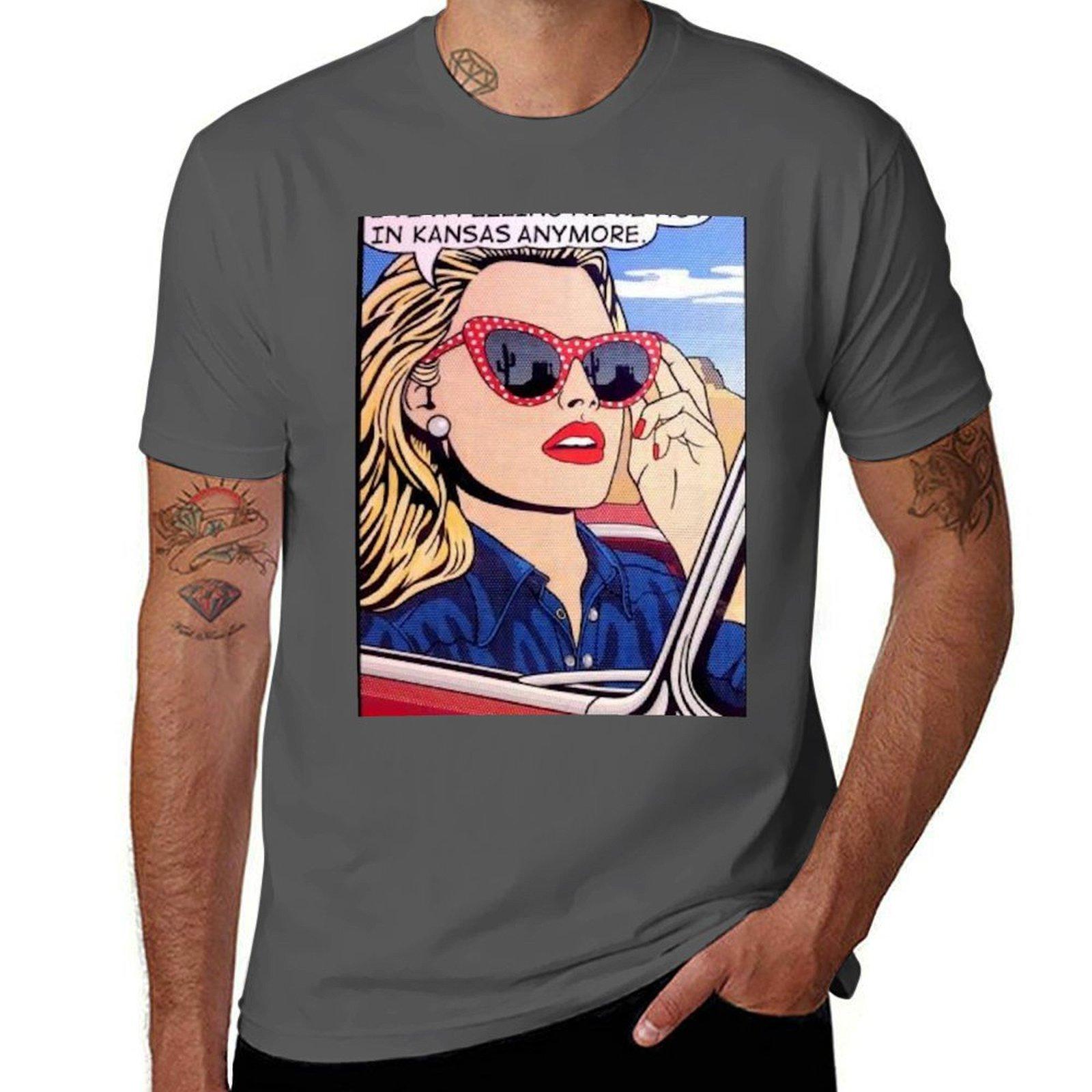 

I have a feeling we are not in Kansas anymore Pop art cute blonde girl T-Shirt t shirt man luxury T-Shirt 4XL