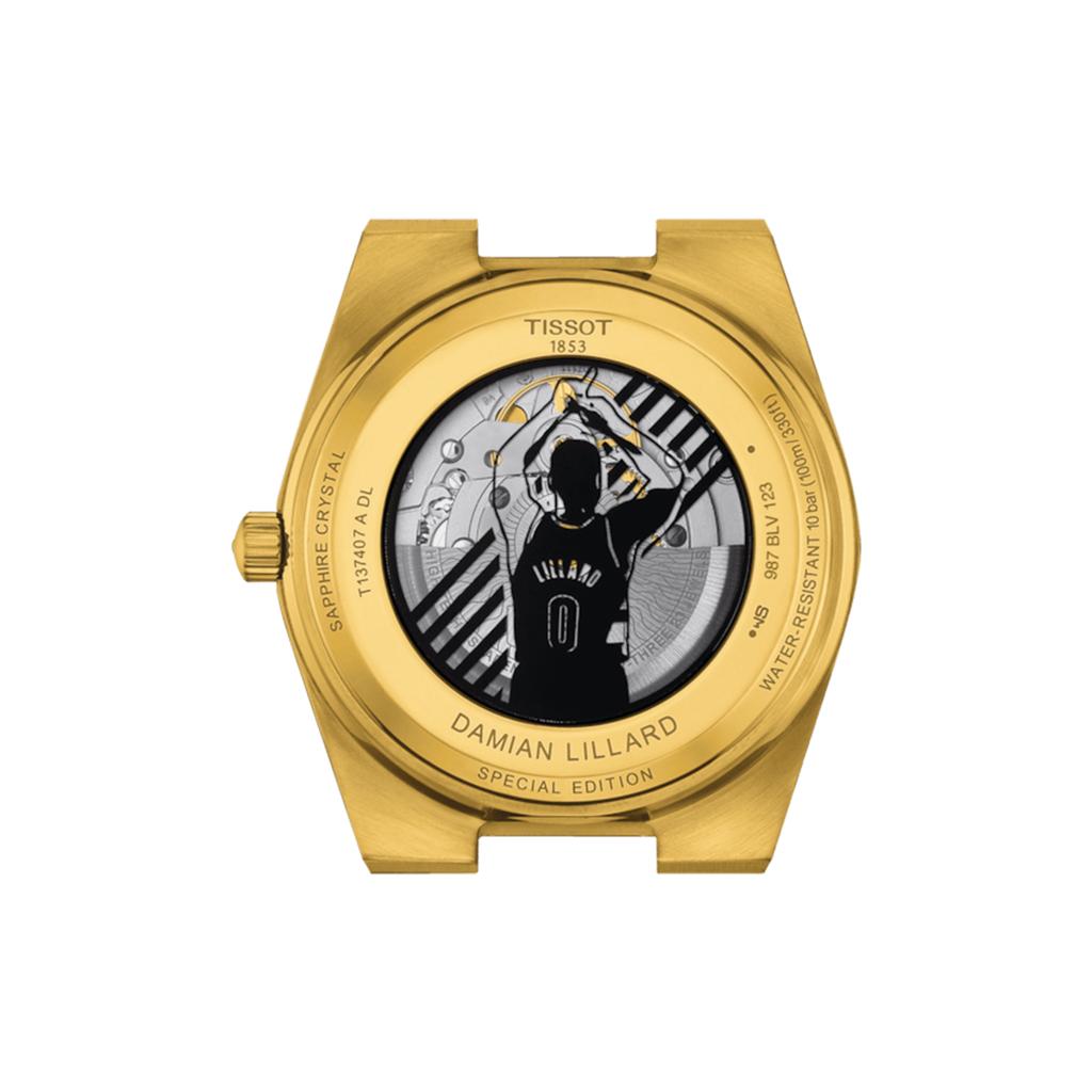 Tissot Edelstahl schwarzes Zifferblatt Herren Modeuhr T137.407.33.051.00