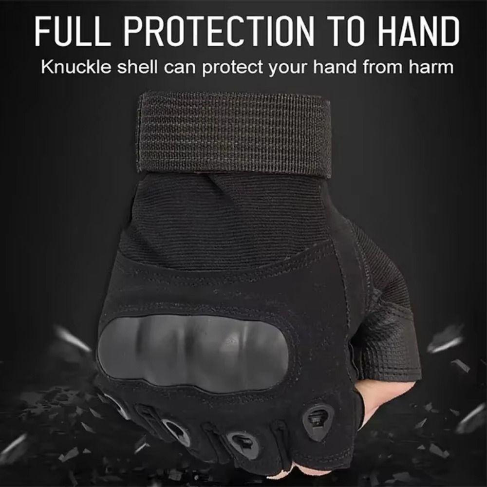 Wear-Resistant Motorcycle Gloves Anti-Slip Half Finger Gloves High Quality Racing Gloves Women Men