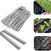 10 Pcs Heavy Duty Galvanized Steel Garden Stakes Rust Resistant Non Slip Washer For Securing Weed Barrier Turf