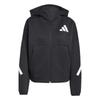 Adidas Womens/Ladies Z.N.E. Relaxed Fit Full Zip Hoodie