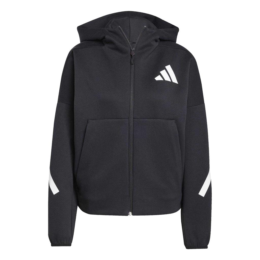 Adidas Womens/Ladies Z.N.E. Relaxed Fit Full Zip Hoodie