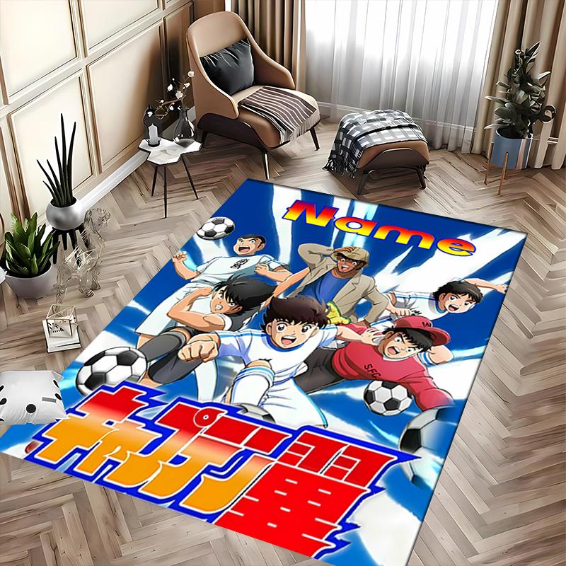 Custom Personalization Captain Tsubasa Dream Team Area Rug - Perfect For Kitchen, Bathroom,Laundry Room Decor Large Size Available,Gift All Seasons