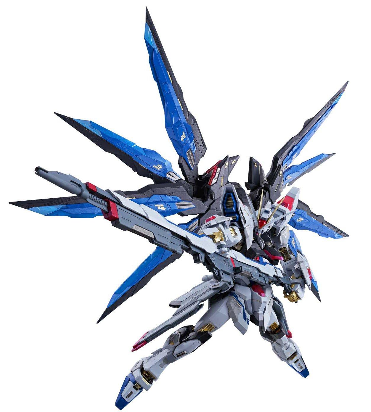 

TAMASHII NATIONS METAL BUILD Strike Freedom approximately ABS PVC painted action figure Gundam, 195mm, & & die-cast золотой