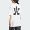 Adidas Originals Casual Simple Loose Round Neck Quick Dry Short Sleeve T-Shirt Women Tops White IW0831