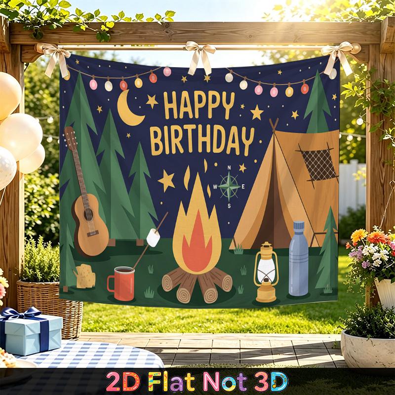 Party Backdrop Happy Birthday Birthday Photo Booth Background Front Door Decor