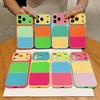 European and American Personality Contrasting Color Dopamine Second Change Applicable iPhone17promax Mobile Phone Case 16pro All-inclusive 14/15