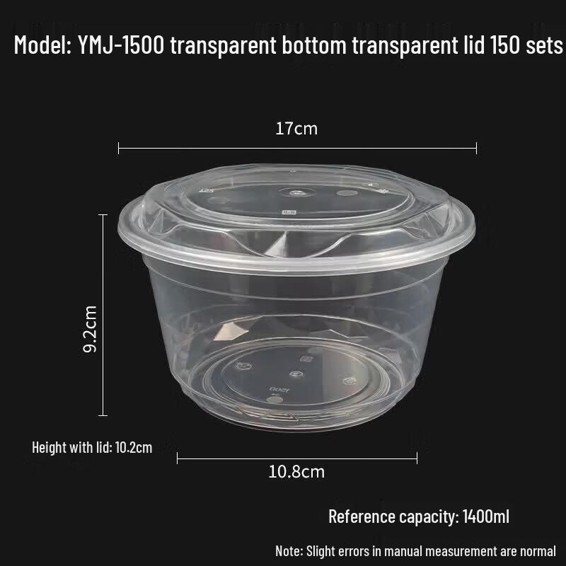 Disposable Plastic Takeaway Food Containers