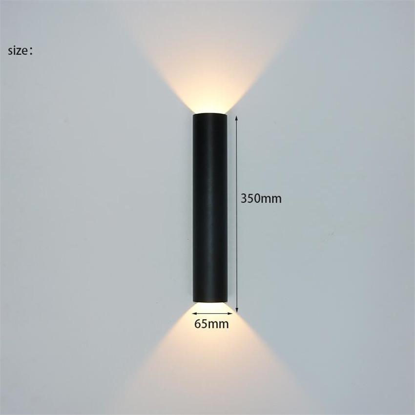Indoor Wall Lights 12W Wall Lamp Led Up and Down Lights Internal Wall Lighting for Living Room Hallway Corridor Bedrooms