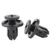 Universal Car Hole Plastic Rivets Fastener Push Clip 8mm Black Car Bumper Door Trim Panel Retainer Fastener Clip Car Accessories