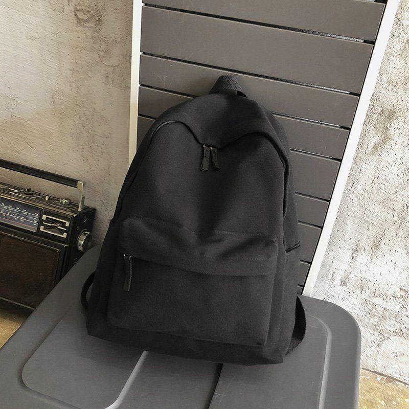 IELGY Schoolbag Student Korean Version Harajuku Backpack Simple Fashion All-Match Campus Style Backpack