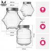 Set - 3x CAPSULE Jar 1700 Ml