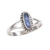 Natural Kyanite Gemstone Handmade 925 Sterling Silver Jewelry Ring Size 8 T0W19