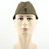 Adjustable Russian Boat Hat Garrison Hat with Star for Stage Performances and Cosplay Parties Dancing Event Headpiece