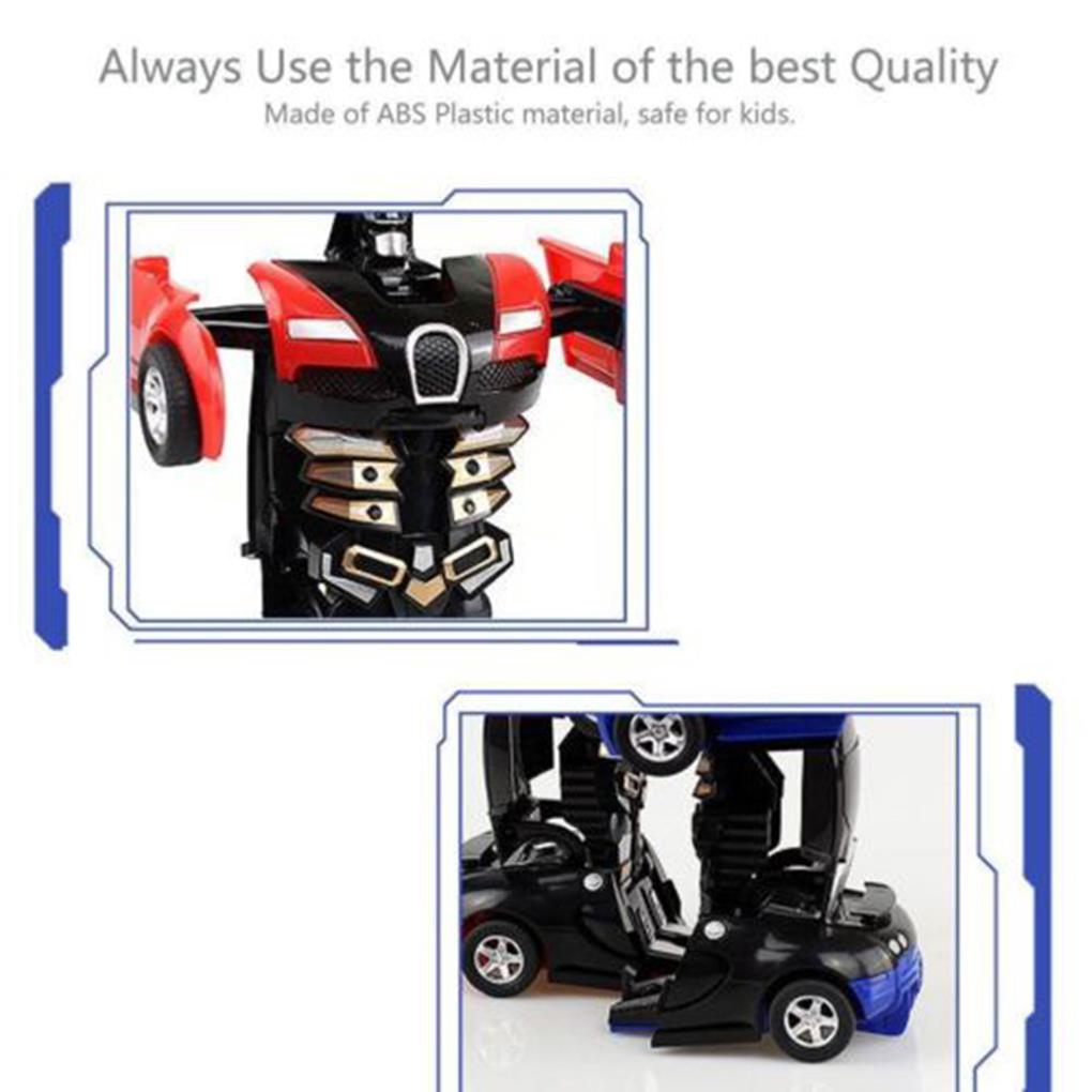Car Robot Plastics Small Scale Wear-resistance Firmness Vehicles Toys Action Figure Inertial Power Vehicle Robots