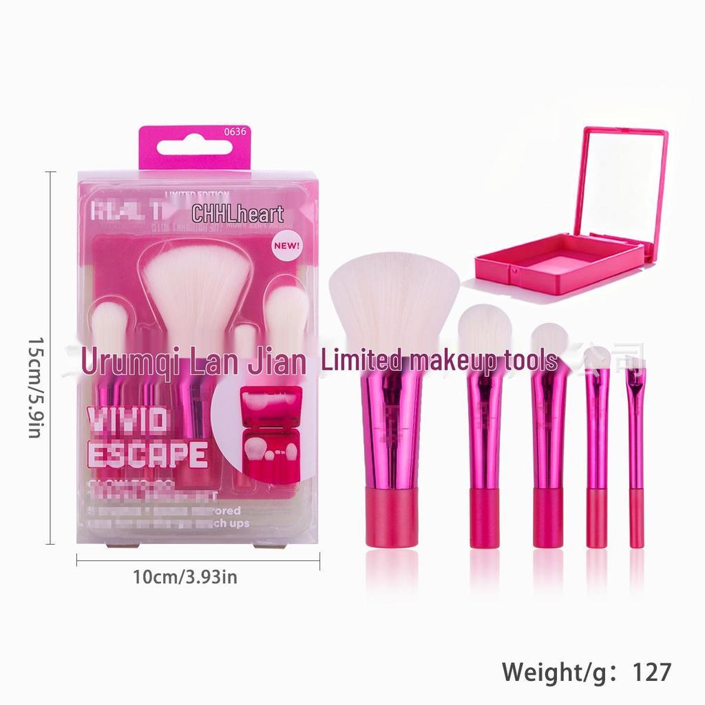 RT Series Makeup Brush & Sponge Set: Blending & Eyeshadow Brushes with Beauty Sponge