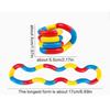 Transformable Twist Fidget String Sensory Therapy Toy Colorful Relief Stress Squeeze Anti-Anxiety Classroom Fidget Calming Toy