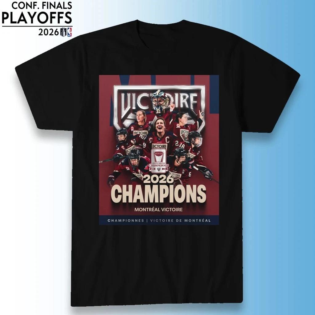 Victoire 2026 PWHL Walter Cup Finals Campeonas Camiseta