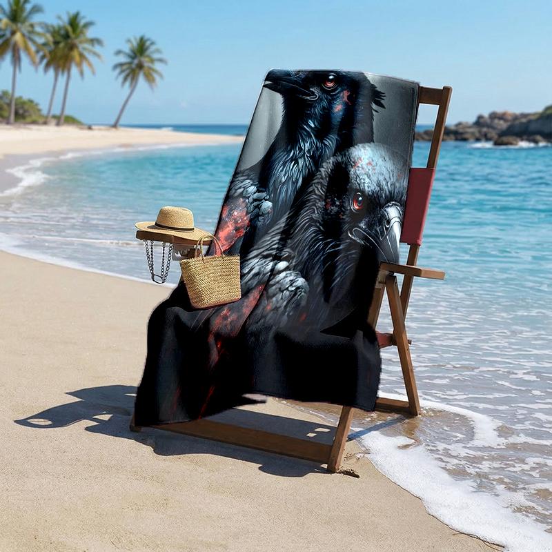 Vintage Artwork Fashion Beach Towel: Ideal for Summer Adventures Soft, absorbent and quick drying suitable for swimming and bathing