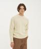 BLOND9 Wool Fisherman Knit Sweater_Cream
