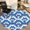 1pc Cat Kaleidoscope Office Round Area Rug, Indoor Mat Suitable For Office, Under Office Chairs Bedroom Living Room Home Decor, Room Deco 117