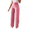 Women High Waist Straight Leg Long Commute Casual Formal Suit Pants