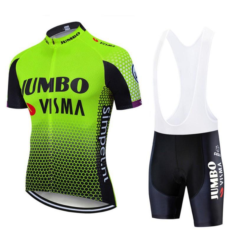 Jumbo Tour De Version Cycling Clothes Mountain Bike Short-sleeved Suit Men's Women's Tops Shorts