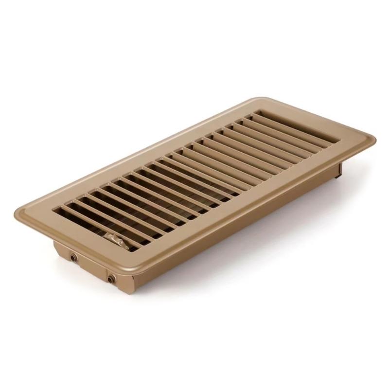 Durability Metal Floor Vent Filter High Efficiency Floor Vent Cover For Efficient Dusts Protecting and Easy Installation