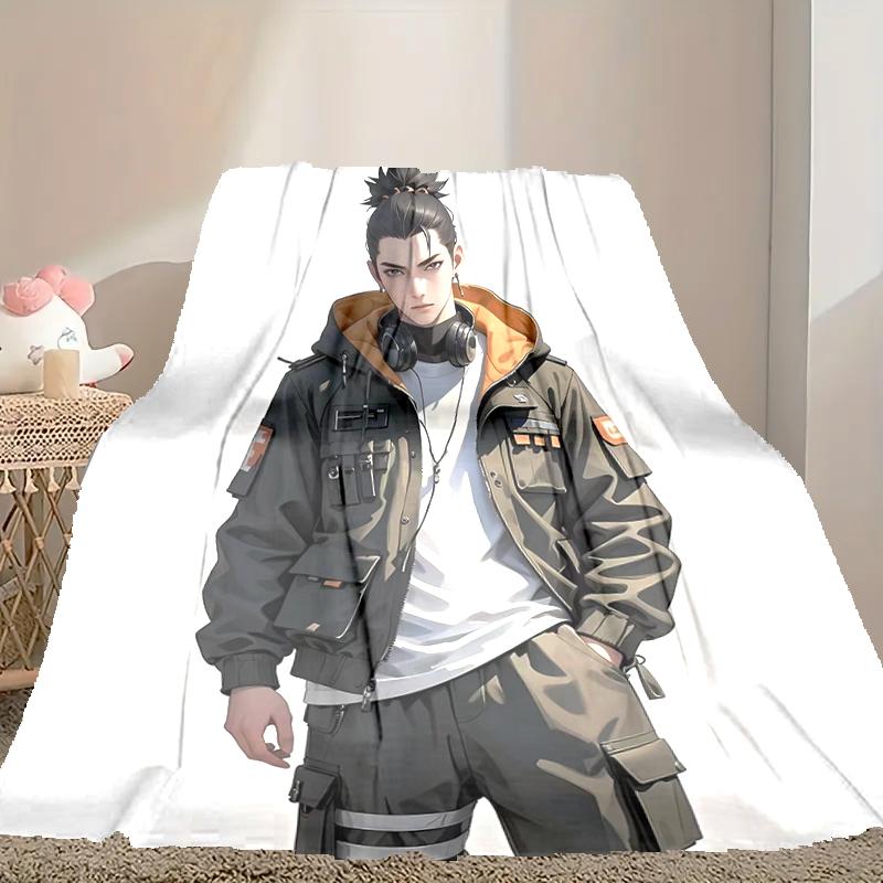 Naruto Blanket, Valentine's Day, Halloween, Thanksgiving Gift Blankets, Home Blanket for Bed and Couch Use
