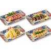 Arita-yaki Ko-Imari Matsutake Ume Plate Long side 22.5 x Short 13 Height 2.5 cm 369 g Made Japan Dishwasher safe Microwave