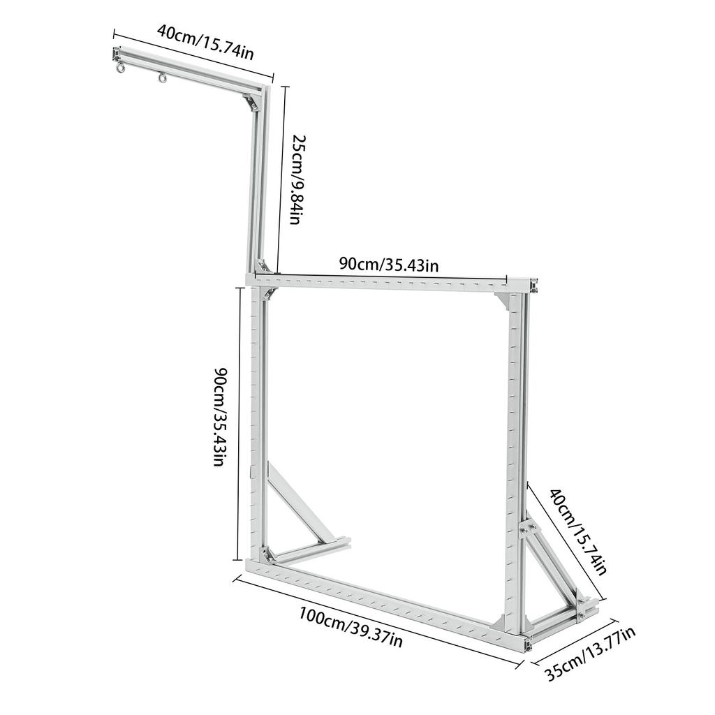 Metal Tufting Gun Frame Kit For Carpet Making Tabletop Rug Stand With G Clamps Sturdy Easy Assembly Crafting Accessories