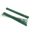 50pcs 40cm Green Wire Stems for DIY Silk Flowers Rose Craft Supplies