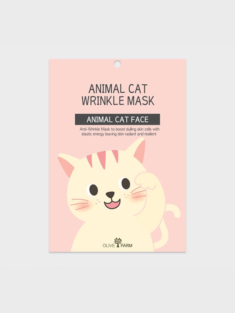 Animal Character Sheet Face Mask Pack (Panda/Cat)