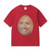 Lustige Dwayne Johnson Schauspieler Meme T-Shirts Unisex O-Ausschnitt Mode Kurzarm T-Shirt Unisex Lässig Baumwolle Hohe Qualität T-Shirt Oberteile
