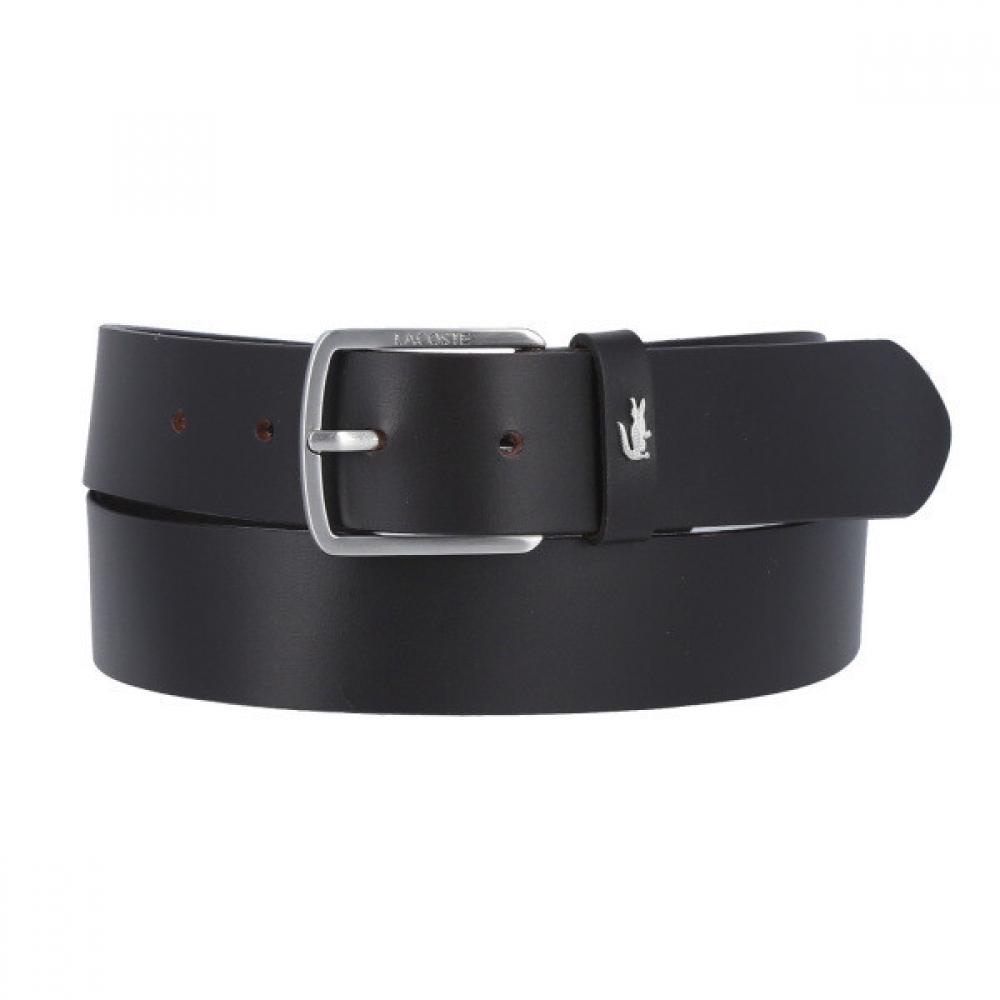 Lacoste Silver Croc Leather Belt 110