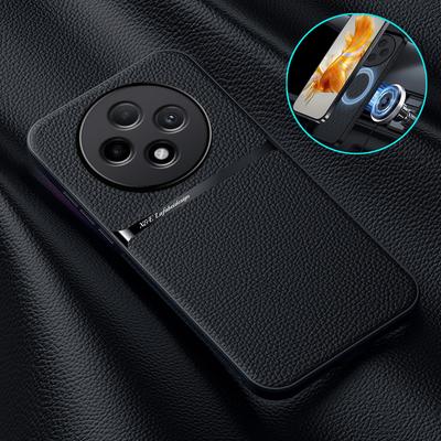 Para Funda OPPO Reno 12F 5G Soporte Magnético para Coche Fundas de Cuero para Teléfono para Oppo Reno12F Reno 12 F 5G CPH2637 6.7" Cubierta Trasera a Prueba de Golpes