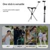 Outdoor Foldable Crutch Chair Elderly Walking Aid Crutch Stool Wholesale Lightweight Mountaineering Cane Walking Stick Stool