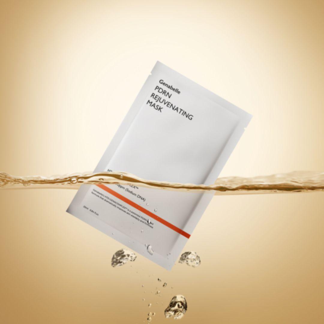 Genabelle PDRN Rejuvenating Salmon Soothing & Firming Sheet Mask 5 Sheets 1 Pack (5 Sheets)